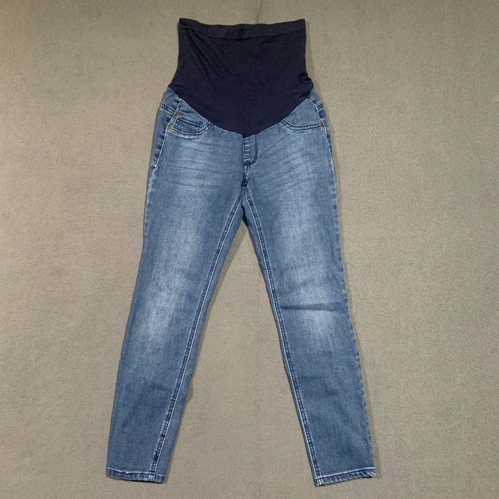 Indigo‎ Blue Maternity Jeans Secret Fit Belly PXS  Petite Extra Small